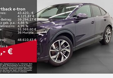 Audi Q4 e-tron 2.852 km 43.420 &euro; Bochum 44809