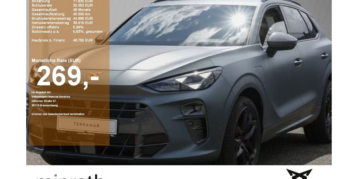 Cupra Terramar 8.350 km 48.750 &euro; Moers-Hülsdonk 47441