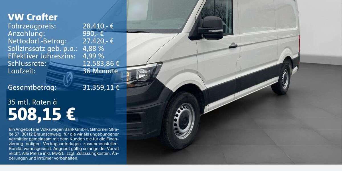 VW Crafter 81.784 km 28.410 &euro; Bochum 44892