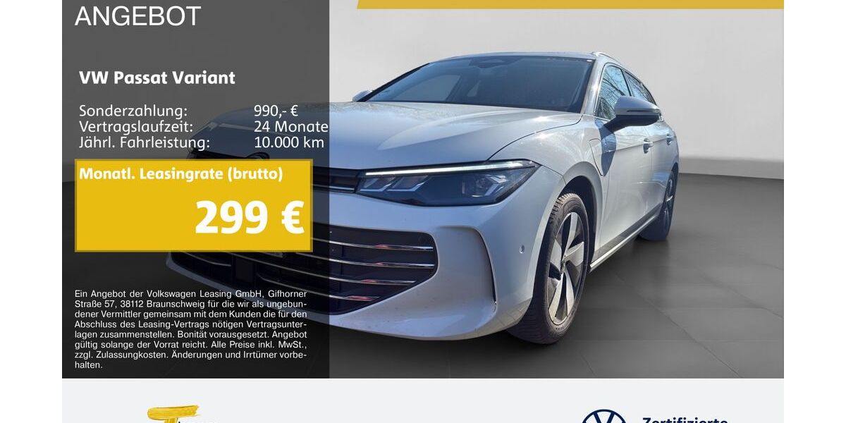 VW Passat Variant 27.227 km 33.620 &euro; Castrop-Rauxel 44575
