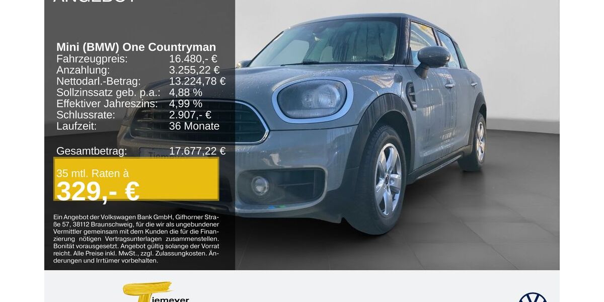 Mini One Countryman 63.021 km 14.980 &euro; Bochum 44892
