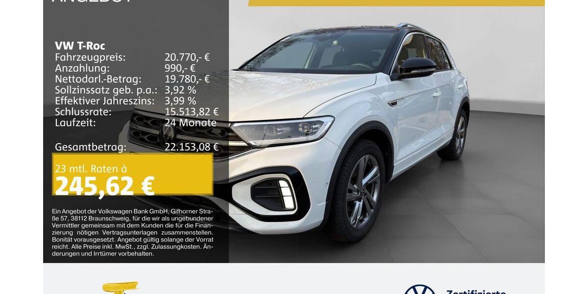 VW T-Roc 52.712 km 20.550 &euro; Duisburg 47059