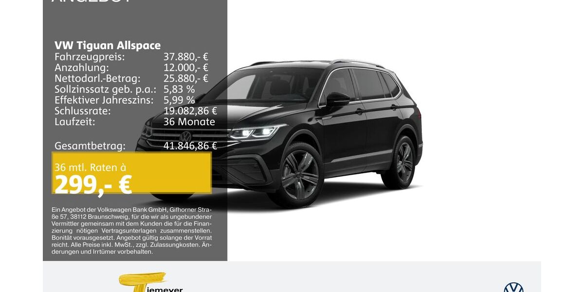 VW Tiguan Allspace 17.152 km 35.980 &euro; Recklinghausen 45663