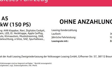 Audi A5 26.351 km 37.670 &euro; Mülheim a.d. Ruhr 45481