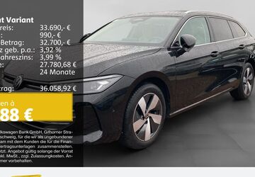 VW Passat Variant 19.695 km 33.110 &euro; Bochum 44892