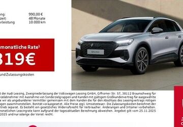 Audi Q4 e-tron 8.170 km 40.940 &euro; Recklinghausen 45657