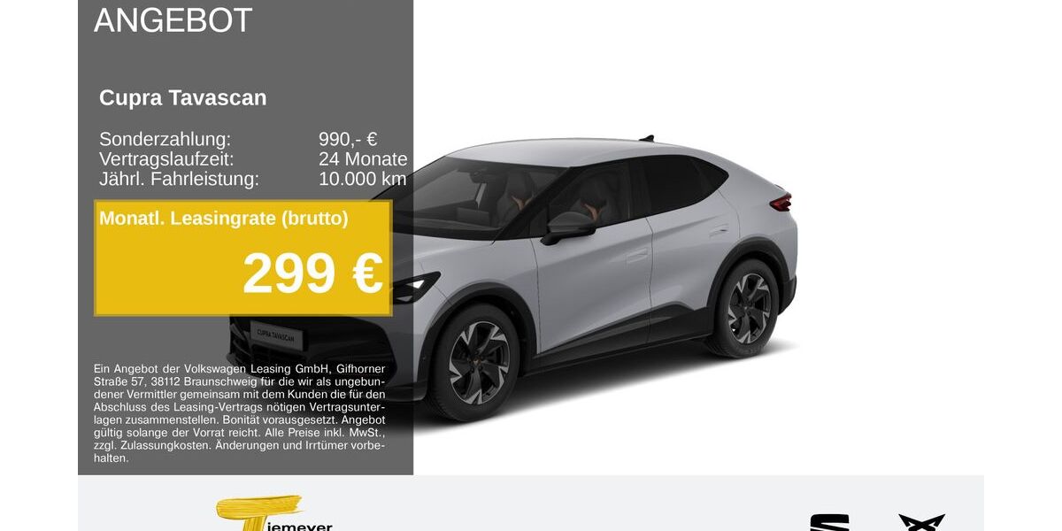 Cupra Tavascan 12.871 km 38.890 &euro; Bochum 44809