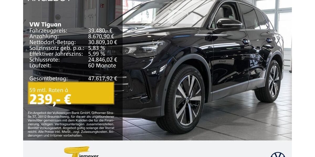 VW Tiguan 29.999 km 39.480 &euro; Bochum 44892