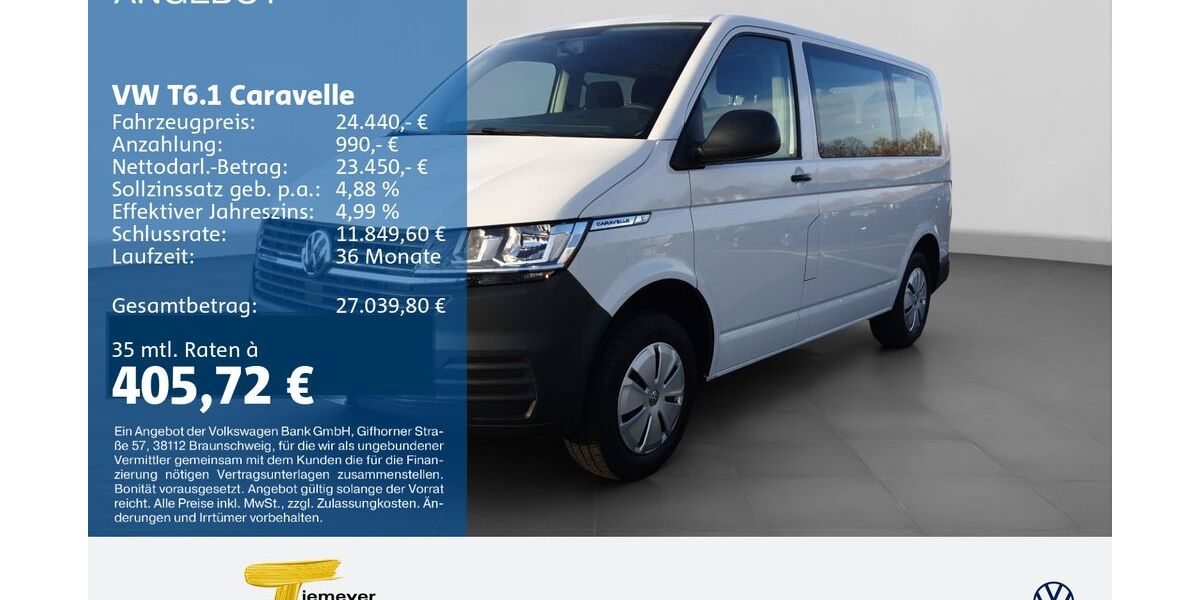 VW T6 Caravelle 94.348 km 21.940 &euro; Bochum 44892