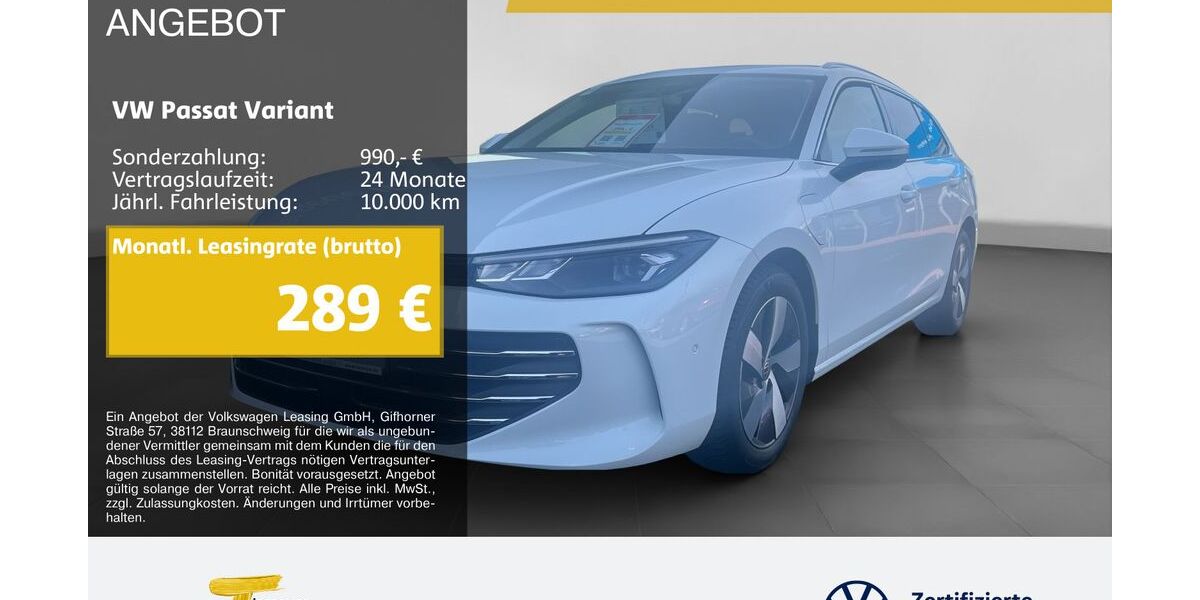 VW Passat Variant 24.212 km 33.420 &euro; Marl 45770