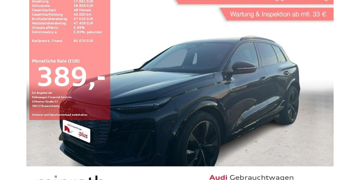 Audi Q6 e-tron 20.705 km 64.050 &euro; Moers-Hülsdonk 47441
