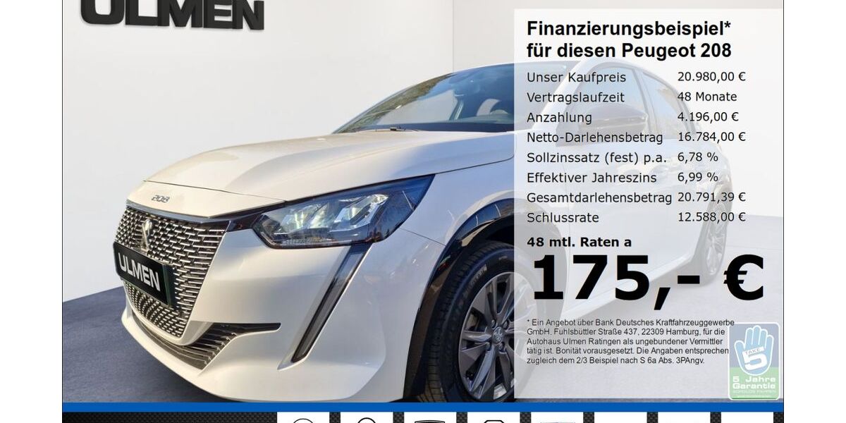Peugeot 208 19.880 km 20.880 &euro; Ratingen 40880